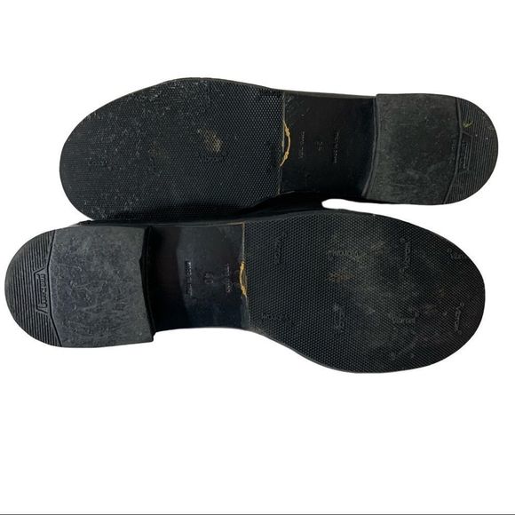 PRADA LOAFERS LEATHER W/ VIBRAM SOLE PROTECTORS | SZ WOMENS 40 | AUTHENTIC - Picture 4 of 6